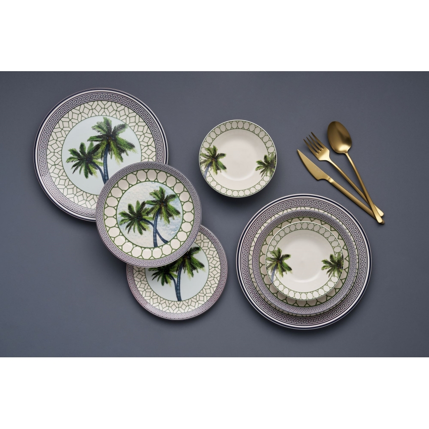 Set da tavola 24 pezzi multicolore/ceramica
