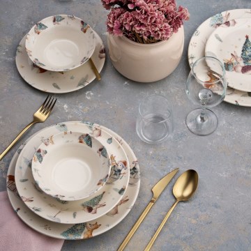 Set da tavola 24 pezzi multicolore/ceramica