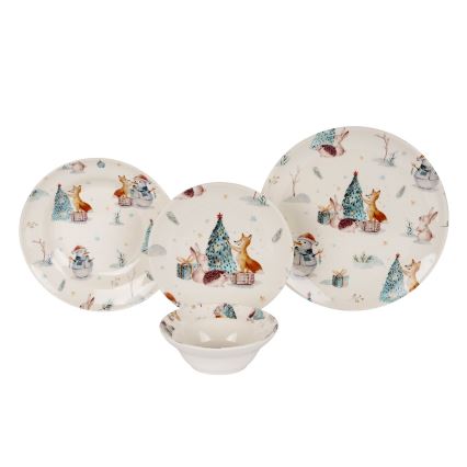 Set da tavola 24 pezzi multicolore/ceramica