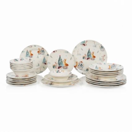 Set da tavola 24 pezzi multicolore/ceramica