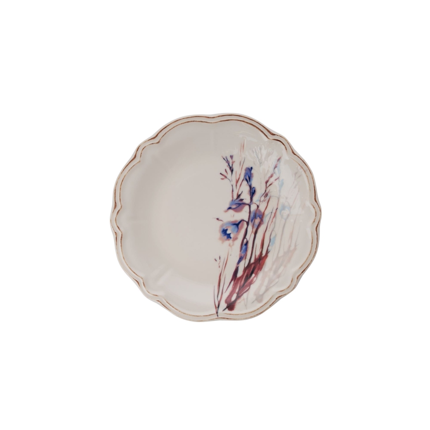 Set da tavola 24 pezzi, multicolore, in porcellana