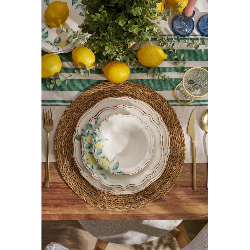 Set da tavola 24 pezzi multicolore/porcellana