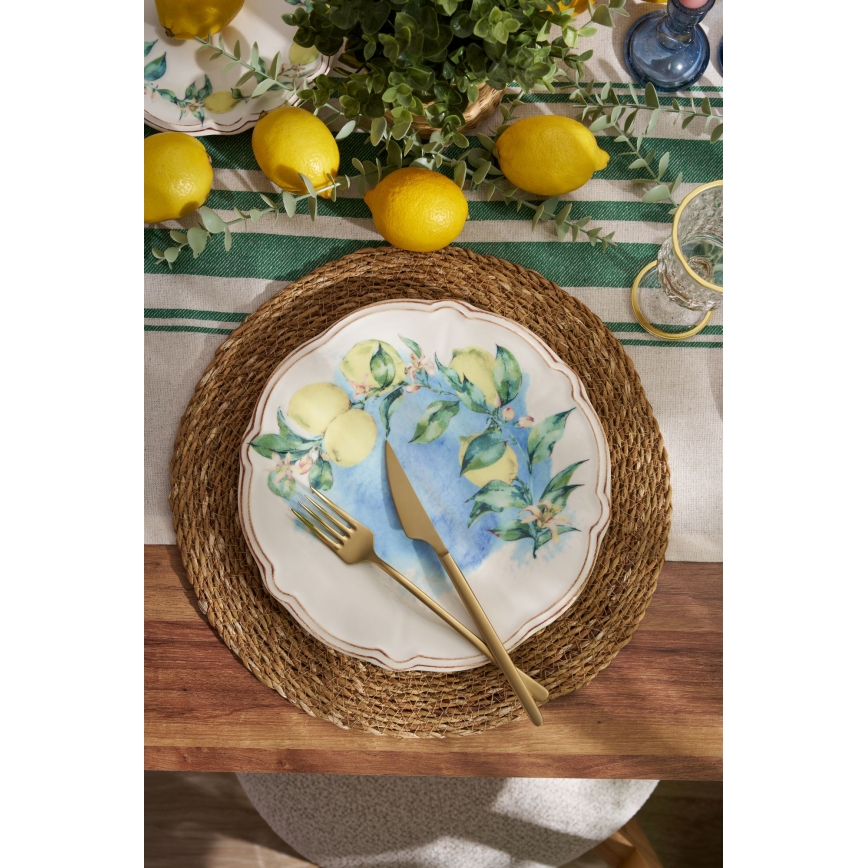 Set da tavola 24 pezzi multicolore/porcellana