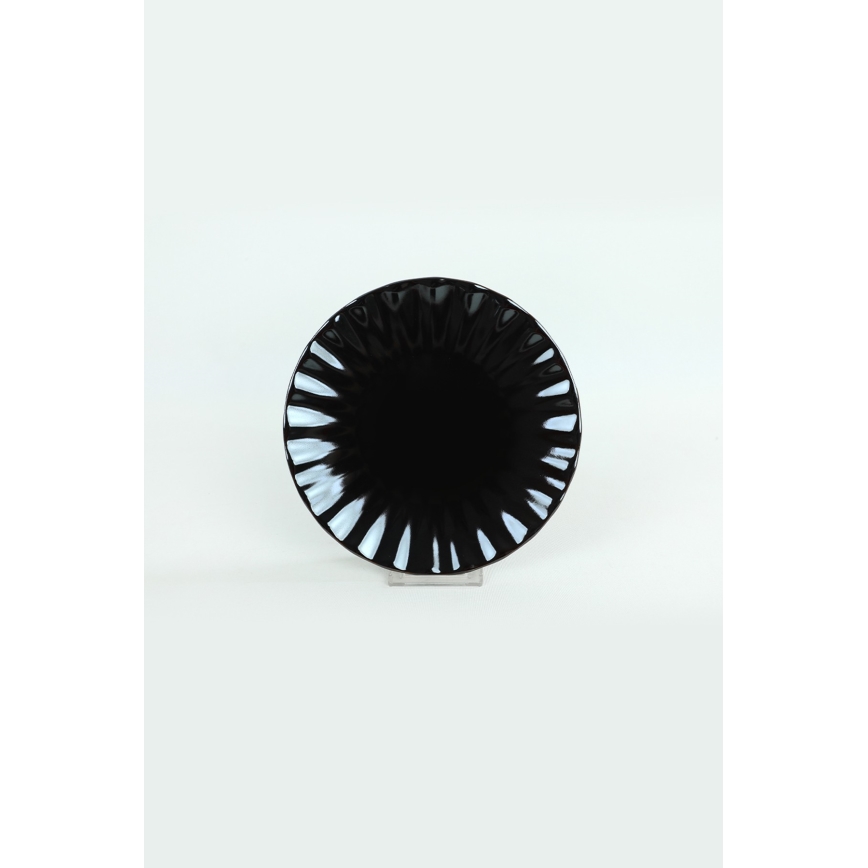 Set da tavola 24 pezzi, nero in grès