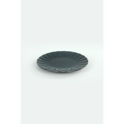 Set da tavola 24 pezzi, nero in grès