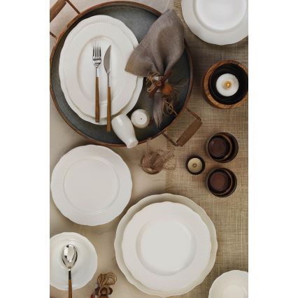Set da tavola 26 pezzi bianco/porcellana