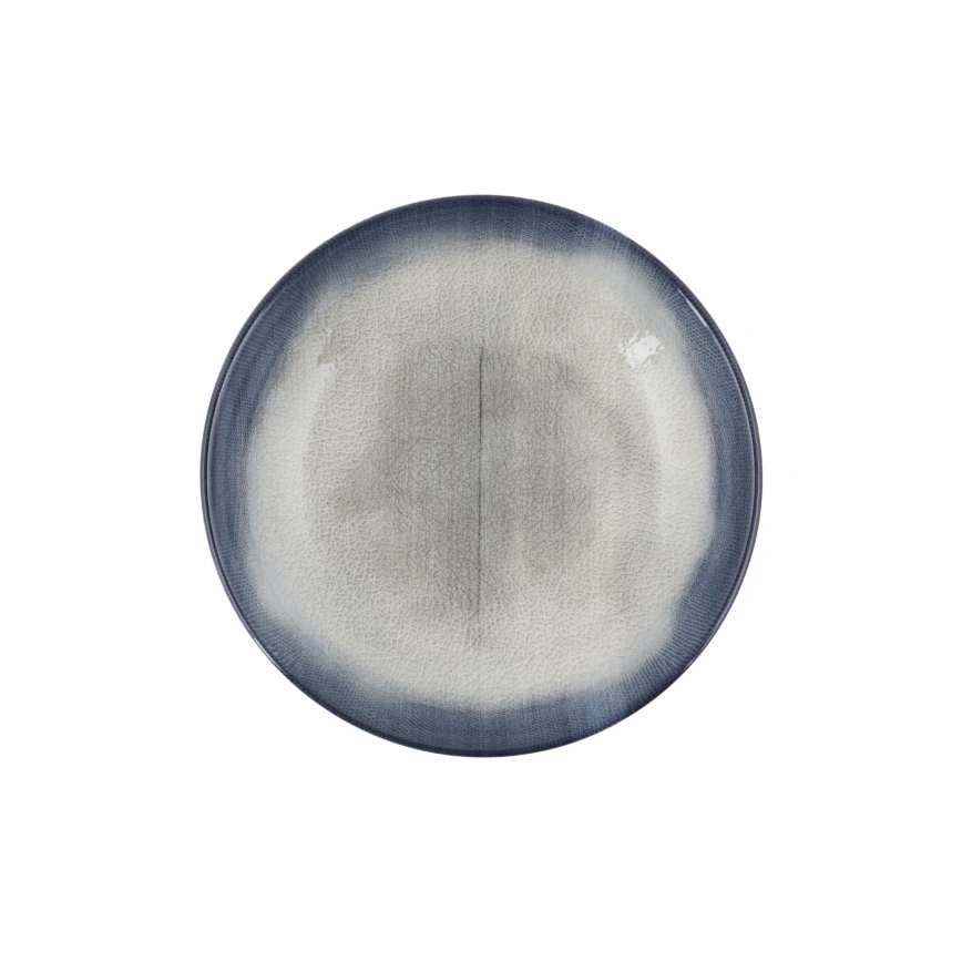 Set da tavola 26 pezzi blu/marrone/porcellana