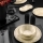 Set da tavola 27 pezzi beige/porcellana