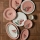 Set da tavola 27 pezzi rosa/bianco/porcellana