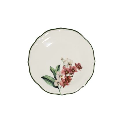 Set da tavola 27 pezzi rosa/bianco/porcellana