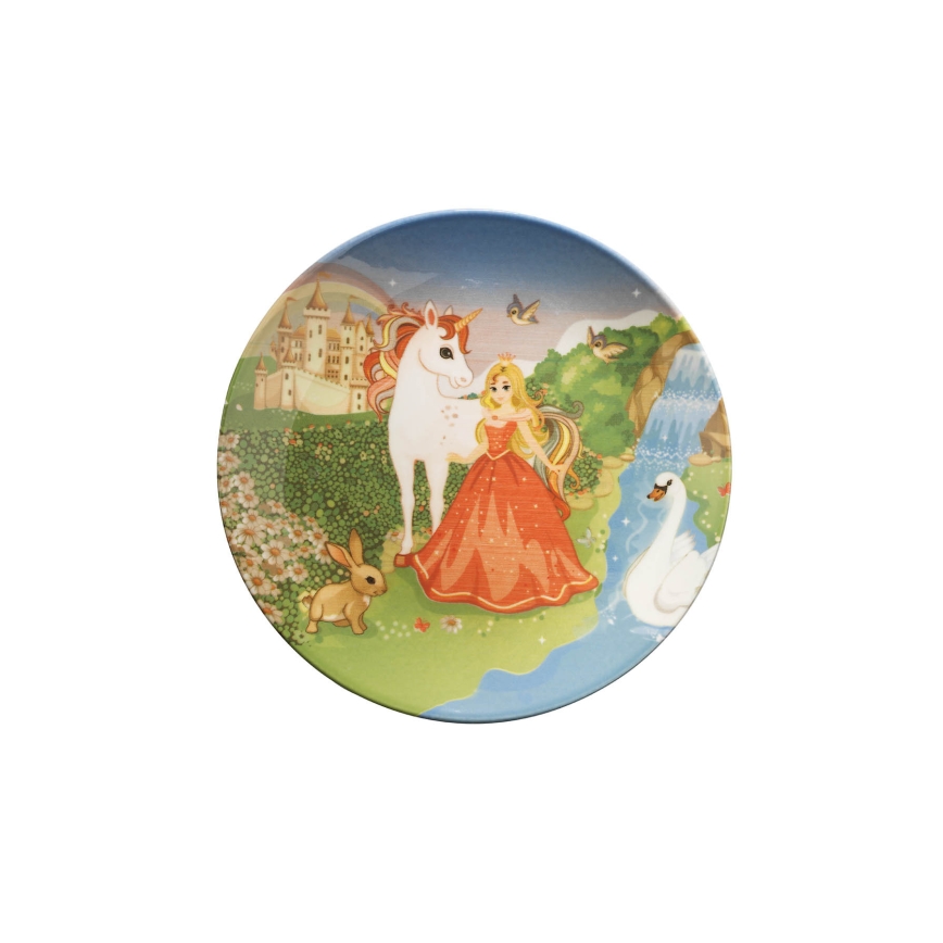 Set da tavola 3 pezzi multicolore/in gres fine