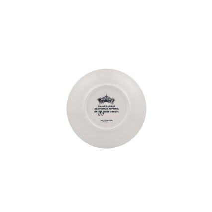 Set da tavola 4 pezzi in porcellana, nero/bianco