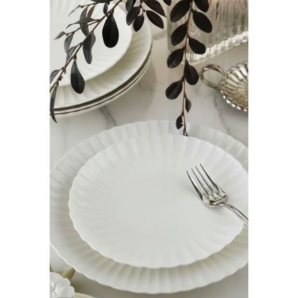 Set da tavola 52 pezzi bianco/porcellana