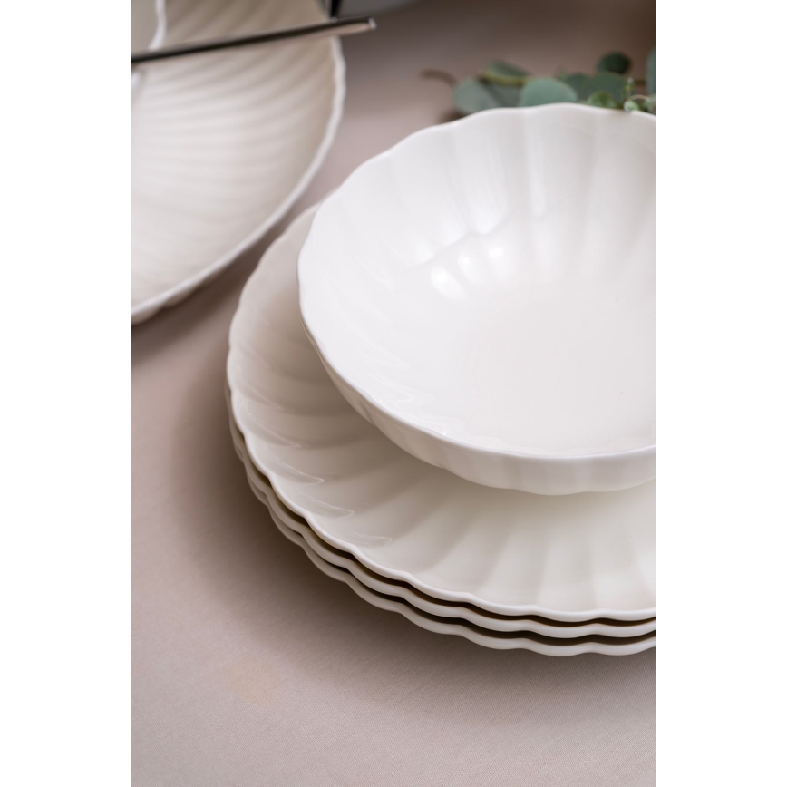 Set da tavola 52 pezzi bianco/porcellana