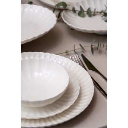 Set da tavola 52 pezzi bianco/porcellana