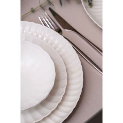 Set da tavola 52 pezzi bianco/porcellana
