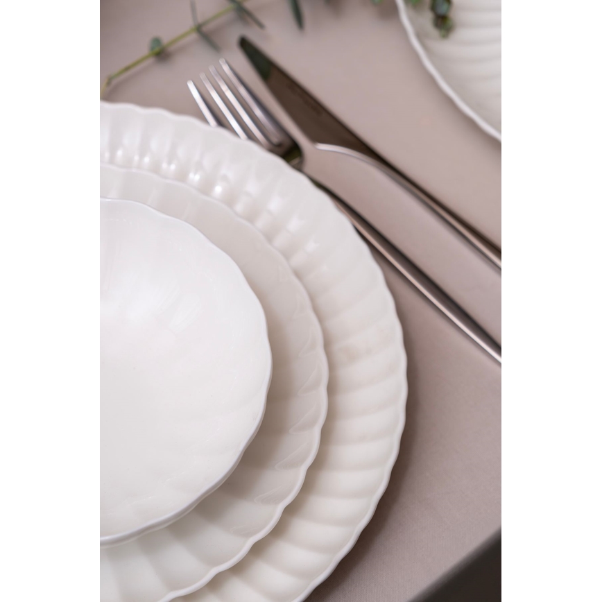 Set da tavola 52 pezzi bianco/porcellana