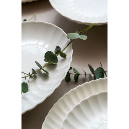 Set da tavola 52 pezzi bianco/porcellana