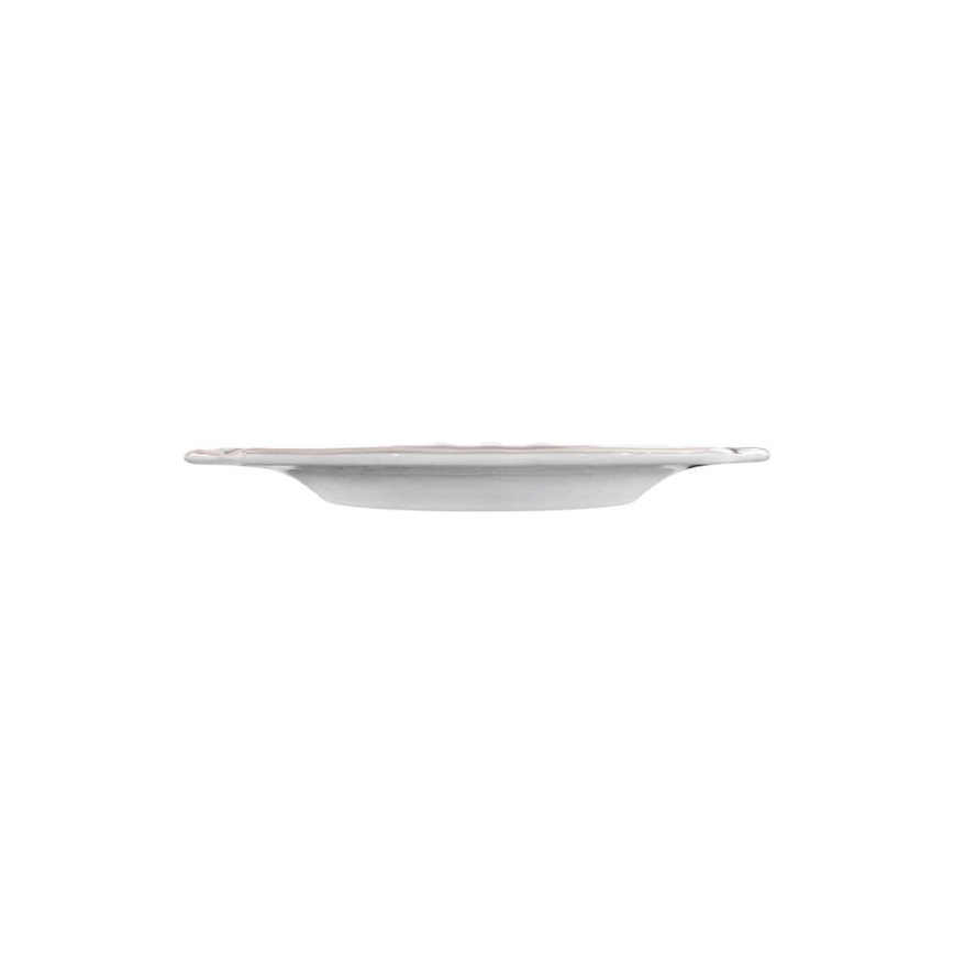 Set da tavola 53 pezzi, bianco/argento, in porcellana