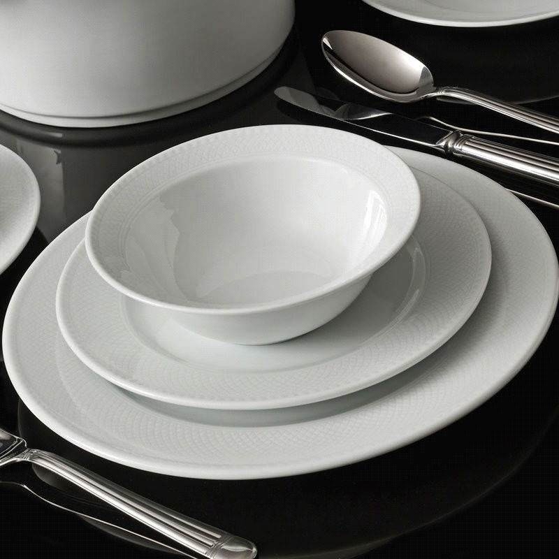 Set da tavola 53 pezzi bianco/porcellana