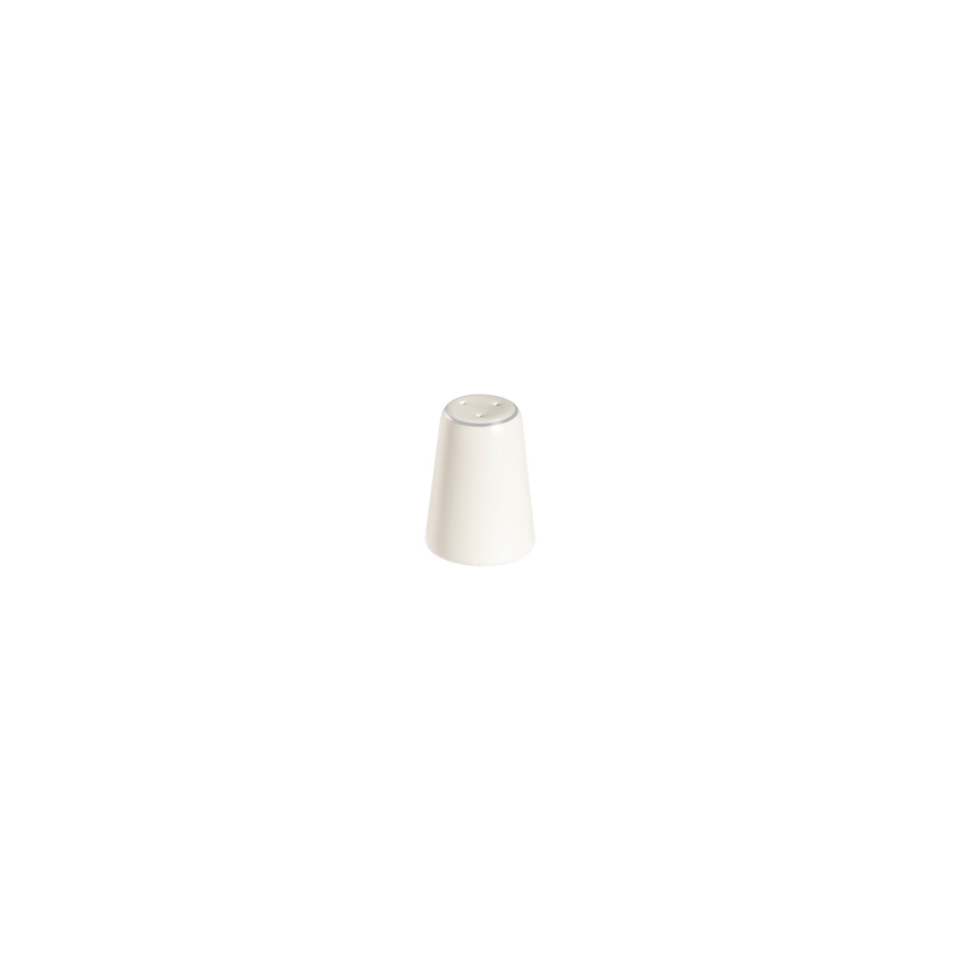 Set da tavola 53 pezzi crema/argento/porcellana