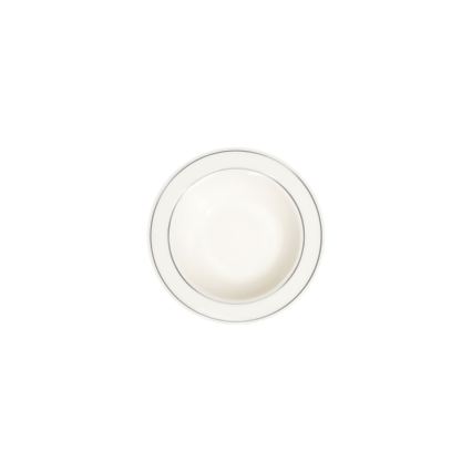 Set da tavola 53 pezzi crema/argento/porcellana