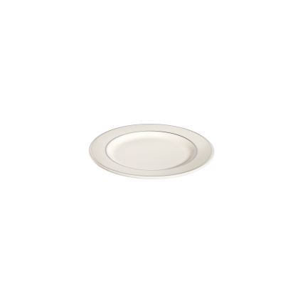 Set da tavola 53 pezzi crema/argento/porcellana