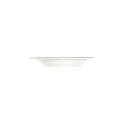 Set da tavola 53 pezzi in porcellana, bianco con dettagli argento