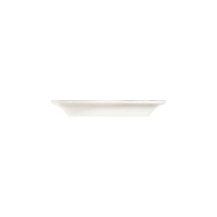 Set da tavola 53 pezzi in porcellana, bianco con dettagli argento