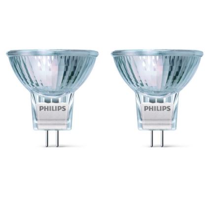 SET di 2 lampadine industriale Philips GU4/35W/12V