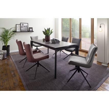 Set di 2 sedie ZAIRA, grigie