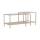 Set di 2 tavolini da salotto SARON 90x50 cm, grigio/trasparente
