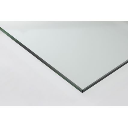 Set di 2 tavolini da salotto SARON 90x50 cm, grigio/trasparente