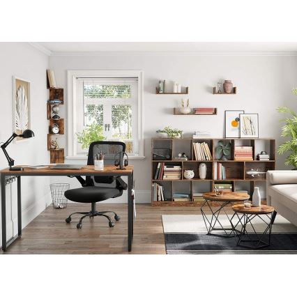 Set di 2 tavolini da salotto TALIA, marrone/nero