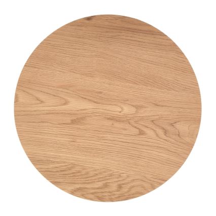 Set di 2 tavolini da salotto ZENYA, rovere/nero