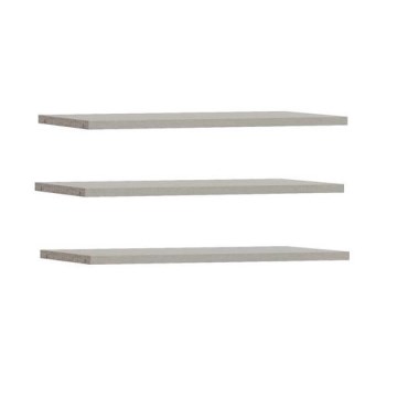 Set di 3 mensole TIRO, grigio