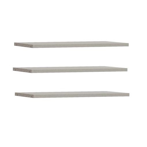 Set di 3 mensole TIRO, grigio