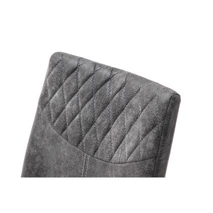 Set di 4 sedie da pranzo VIVIEN antracite