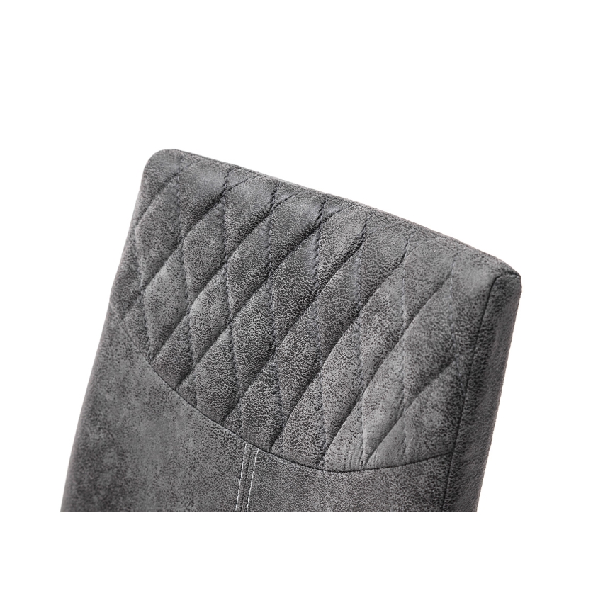 Set di 4 sedie da pranzo VIVIEN antracite