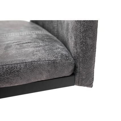 Set di 4 sedie da pranzo VIVIEN antracite