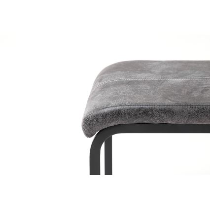 Set di 4 sedie da pranzo VIVIEN antracite