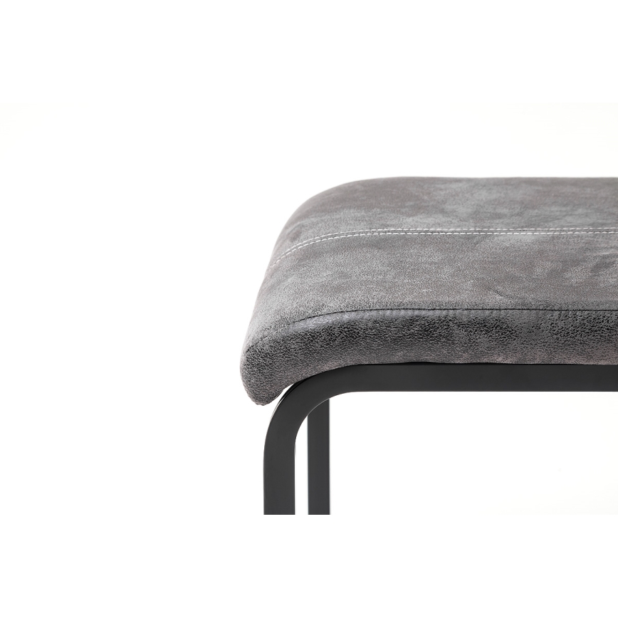 Set di 4 sedie da pranzo VIVIEN antracite