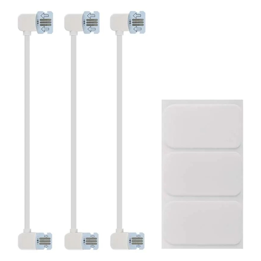 Set da 3 pannelli LED RGBIC+CCT dimmerabili - espansione LED/1,8W/230V Wi‑Fi Tuya
