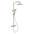 Set doccia con miscelatore termostatico DRAGOR, ottone lucido