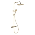 Set doccia con miscelatore termostatico DRAGOR, ottone lucido