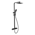 Set doccia con miscelatore termostatico NAESBY, nero opaco