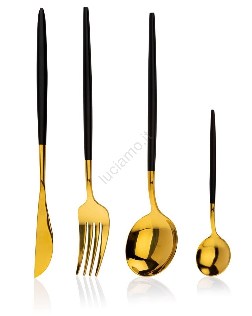 Berghoff Set Posate 4 Pezzi Colore Oro – Eleganti E Pratiche Per La Tavola