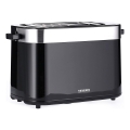 Severin AT 9264 - Tostapane a due fessure 800W/230V acciaio inox/nero