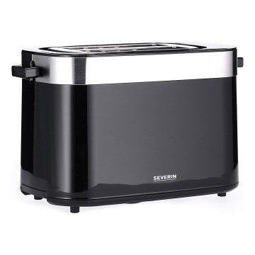 Severin AT 9264 - Tostapane a due fessure 800W/230V acciaio inox/nero