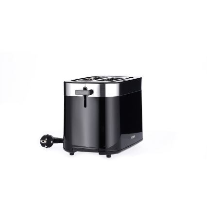 Severin AT 9264 - Tostapane a due fessure 800W/230V acciaio inox/nero